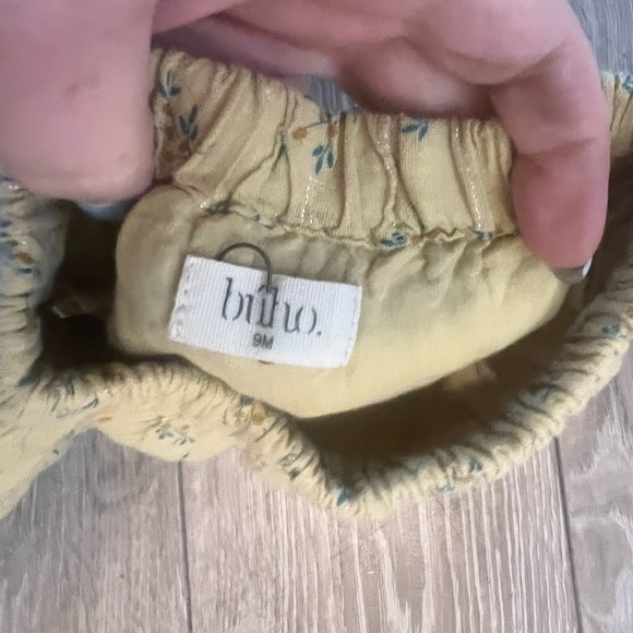 BÚHO  Organic Cotton Bloomer Skirt | Yellow 9 Months - Picture 4 of 9